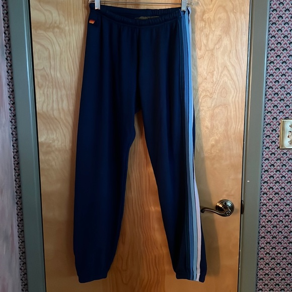 Aviator Nation Pants - Aviator Nation blue sweatpants